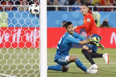 Tây Ban Nha đã phải rất vất vả mới có được trận hòa 2-2 trước Maroc.