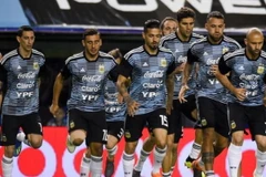 Tuyển Argentina đã bay đến Tây Ban Nha trước khi di chuyển sang Nga. (Nguồn: Getty Images)