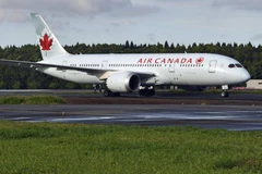 Máy bay của hãng Air Canada đã hạ cánh nhầm đường bằng. (Nguồn: Kyodo)