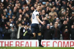 Kane lập hat-trick vào lưới West Brom. (Nguồn: Getty Images)