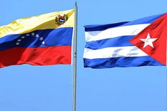 Quốc kỳ của Venezuela và Cuba. (Nguồn: bu.edu)