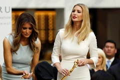 Ivanka và Đệ nhất phu nhân Melania xuất hiện cùng nhau trong một sự kiện. (Nguồn: Reuters)