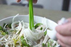 Tyler Akin dạy cách ăn phở đúng cách. (Nguồn: nextshark.com)