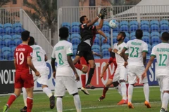 U19 Saudi Arabia (áo trắng) giành vé vào chung kết. (Nguồn: AFC)