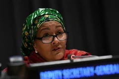 Phó Tổng thư ký Liên hợp quốc Amina Mohammed. (Nguồn: AFP)