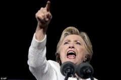 Ứng cử viên của đảng Dân chủ Hillary Clinton. (Nguồn: AP)