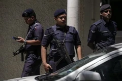 Lực lượng an ninh Malaysia. (Ảnh minh họa: businesstimes)