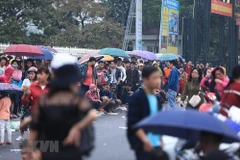 Không còn cảnh xếp hàng dài chờ mua vé xem Việt Nam thi đấu tại AFF Suzuki Cup 2018. (Ảnh: Trọng Đạt/TTXVN)
