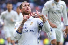 Ramos mang chiến thắng về cho Real Madrid. (Nguồn: Getty Images)