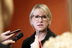 Ngoại trưởng Thụy Điển Margot Wallstrom. (Nguồn: AP)