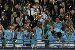 Manchester City giành danh hiệu đầu tiên ở mùa này.
