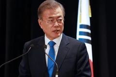 Tổng thống Hàn Quốc Moon Jae-in. (Nguồn: AFP)
