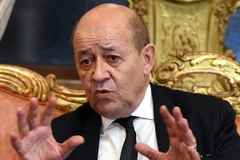 Ngoại trưởng Pháp Jean-Yves Le Drian. (Nguồn: AFP)