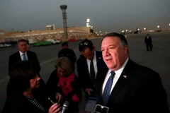 Ngoại trưởng Mỹ Pompeo đến Thổ Nhĩ Kỳ. (Nguồn: Reuters)