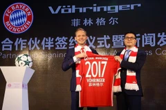 Bayern và công ty Vöhringer đã nhất trí về một thỏa thuận hợp tác kéo dài 3 năm. (Nguồn: Fcb)