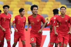 Bagus Alfikri (số 20) và U16 Indonesia sẽ sớm đi tiếp nếu đánh bại U16 Việt Nam. (Nguồn: AFC)