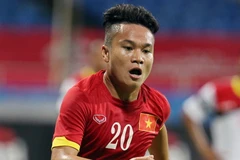 Phi Sơn ra sân ngay từ đầu. (Ảnh: Quốc Khánh/TTXVN)