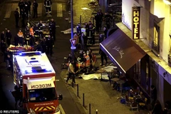 Hiện trường vụ tấn công kinh hoàng ở Paris. (Nguồn: Reuters)