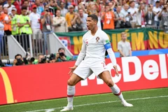 Ronaldo mang chiến thắng đầu tay về cho Bồ Đào Nha ở World Cup 2018. (Nguồn: Getty Images)