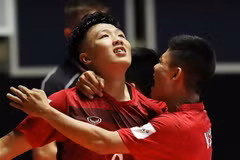 Tuyển Futsal Việt Nam đã gây bất ngờ tại giải thế giới. (Nguồn: Getty Images)