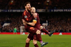 Messi giúp Barcelona thoát thua tại Stamford Bridge. (Nguồn: Reuters)