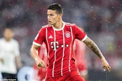 James Rodriguez trong màu áo FC-Bayern Munich. (Nguồn: Getty Images)