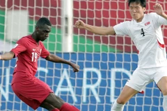 Almoez Ali (số 19) đã sắm vai người hùng của Qatar. (Nguồn: AFC)