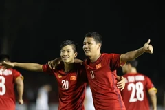 Fox Sports dự đoán Anh Đức trở lại sát cánh cùng Văn Đức. (Ảnh: Hoàng Linh/TTXVN)