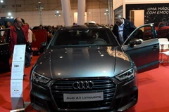 Một mẫu xe Audi được giới thiệu tại triển lãm ôtô Lisbon, Bồ Đào Nha ngày 21/11. (Nguồn: THX/TTXVN)
