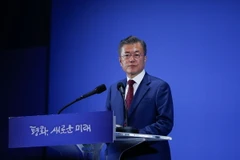 Tổng thống Hàn Quốc Moon Jae-in. (Nguồn: THX/TTXVN)