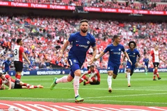 Giroud mở đầu cho chiến thắng của Chelsea. (Nguồn: AFP/Getty Images)