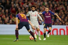 Vắng Salah (giữa), Liverpool khó làm nên bất ngờ trước Barcelona. (Nguồn: Getty Images)