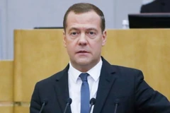 Thủ tướng Nga Dmitry Medvedev. (Nguồn: AP)
