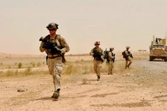 Binh sỹ Mỹ tại Iraq. (Nguồn: U.S. Navy)