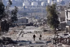 Hình ảnh tan hoang tại Syria. (Nguồn: AFP/Getty Images)