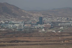 Quang cảnh Khu công nghiệp chung Kaesong. (Nguồn: Yonhap/TTXVN)