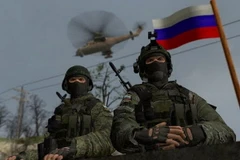 Lực lượng quân đội Nga ở Syria. (Nguồn: AP)