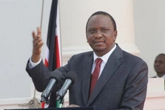 Tổng thống Uhuru Kenyatta đã giành chiến thắng trong cuộc bầu cử. (Nguồn: Newz Post)