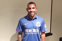 Tevez chính thức gia nhập Shanghai Shenhua. (Nguồn: dailymail)
