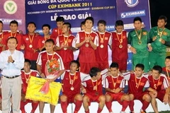 U23 Việt Nam sẽ cải thiện vị trí so với giải giải bóng đá quốc tế TP.HCM (Ảnh: Quang Nhựt - TTXVN)