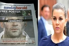Imogen Thomas cùng hình ảnh Giggs được tờ Sunday Herald đăng tải. (Nguồn: Internet)