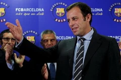 Tân Chủ tịch Barcelona, Sandro Rosell. (Nguồn: Getty Images)