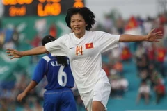 Kim Chi sẽ cùng các đồng đội trở lại ngôi hậu SEA Games? (Ảnh: Quốc Khánh)