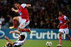 Braga (áo đỏ) đã giành vé đi tiếp. (Nguồn: AFP)