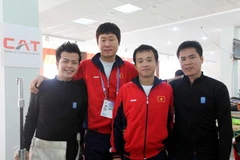 Đội tuyển bắn súng Việt Nam xuất sắc vượt chỉ tiêu với 11 huy chương vàng. (Ảnh: Hoàng Hà/TTXVN)