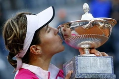 Maria Jose Martinez xuất sắc đăng quang tại Italy Open 2010. (Ảnh: Reuters)