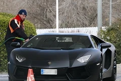 Chiếc Lamborghini Aventador của Ronaldo. (Nguồn: rushlane.com)