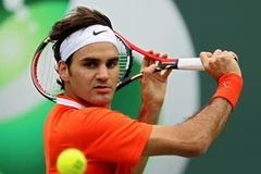 Federer đã phải khá vất vả mới giành quyền vào vòng 4. (Ảnh: Getty Images)