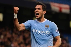 Tiền đạo Santa Cruz của Man City. (Ảnh: Getty Images)