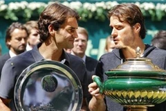 Federer chưa thể lập kỷ lục tại Halle. (Nguồn: AP)